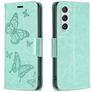 Mobigear Butterfly Samsung Galaxy S24 Hoesje Bookcase Portemonnee - Groen