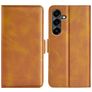 Mobigear Slim Magnet Samsung Galaxy S25 FE Hoesje Bookcase Portemonnee - Cognac