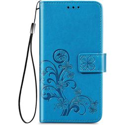 Mobigear Clover Samsung Galaxy S20 FE Hoesje Bookcase Portemonnee - Blauw