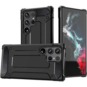 Mobigear Outdoor Samsung Galaxy S24 Ultra Hoesje Hardcase Backcover Shockproof - Zwart