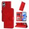 Mobigear Sunflower OPPO A17 Hoesje Bookcase Portemonnee - Rood