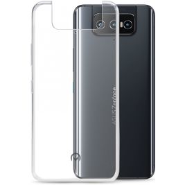 Mobilize Gelly Doorzichtig ASUS ZenFone 8 Flip Hoesje Flexibel TPU Backcover - Transparant