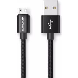 Mobigear USB-A naar Micro USB Kabel 1 m - Zwart