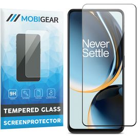 Mobigear Premium OnePlus Nord CE 3 Lite Glazen Screenprotector - Case Friendly - Zwart
