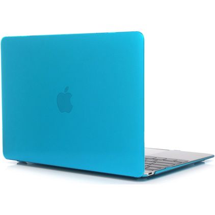 Mobigear Glossy MacBook Air 13 Inch (2010-2019) Hoes Hardshell Laptopcover MacBook Case - Blauw - Model A1369 / A1466