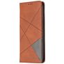 Mobigear Rhombus Slim Realme C11 (2020) Hoesje Bookcase - Bruin