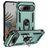 Mobigear Armor Ring Google Pixel 9 Pro XL Hoesje Hardcase Backcover Shockproof met Ringhouder - Groen
