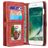 CaseMe 008 iPhone 7 Plus Hoesje Uitneembare 2in1 Bookcase Portemonnee - Rood