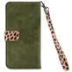 Mobilize Magnet Zipper iPhone 13 Pro Hoesje Uitneembare 2in1 Bookcase Portemonnee - Olive Leopard