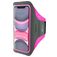 Mobiparts Comfort Fit Telefoonhouder Hardlopen iPhone 11 Sport Hoesje Neopreen Sportarmband - Neon Pink