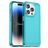 Mobigear Crystal iPhone 15 Pro Hoesje Flexibel TPU Backcover - Blauw