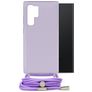Mobilize Lanyard Gelly Samsung Galaxy S23 Ultra Flexibel TPU Hoesje met koord - Pastel Purple