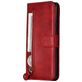 Mobigear Zipper Samsung Galaxy S20 Hoesje Bookcase Portemonnee - Rood