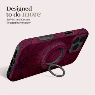 MIO Holder MagSafe Telefoon Ring - Berry Blooms Universeel