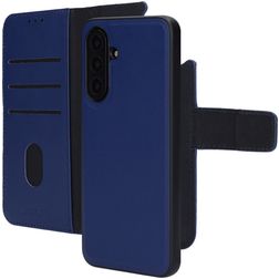Mobiparts Samsung Galaxy A17 Hoesje Echt Leer Uitneembare 2in1 Bookcase Portemonnee - Blauw