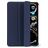 Decoded Textured Slim iPad Pro 11 Inch (2024) Hoes Flexibel Siliconen Bookcase - Navy Peony