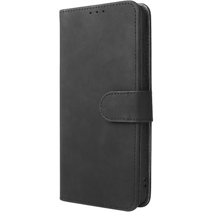 Mobigear Retro Motorola Moto E20 Hoesje Bookcase Portemonnee - Zwart