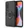 Mobigear Armor Ring Xiaomi Mi 10 Hoesje Hardcase Backcover Shockproof met Ringhouder - Zwart