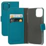 Mobiparts Saffiano Wallet iPhone 11 Pro Hoesje Bookcase Portemonnee - Turquoise