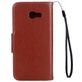 Mobigear Flowers Samsung Galaxy A5 (2017) Hoesje Bookcase Portemonnee - Bruin