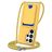 Mobigear Lanyard Card Samsung Galaxy S26 Ultra Siliconen Hoesje met koord en Pasjeshouder - Geel