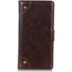Mobigear Ranch Wiko View 5 Hoesje Bookcase Portemonnee - Bruin