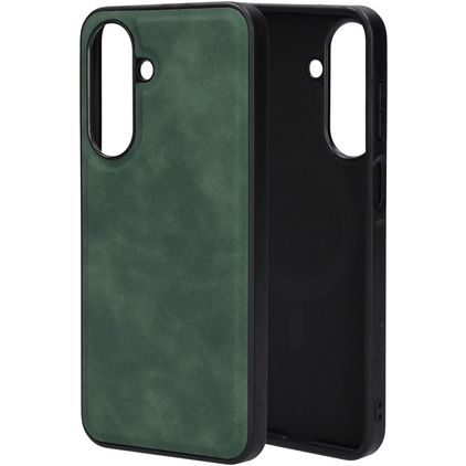 Mobiparts Classic Samsung Galaxy A27 MagSafe Hoesje TPU,Kunstleer Backcover - Emerald Green