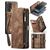Caseme 008 Samsung Galaxy A52s 5G Hoesje Uitneembare 2in1 Bookcase Portemonnee - Bruin