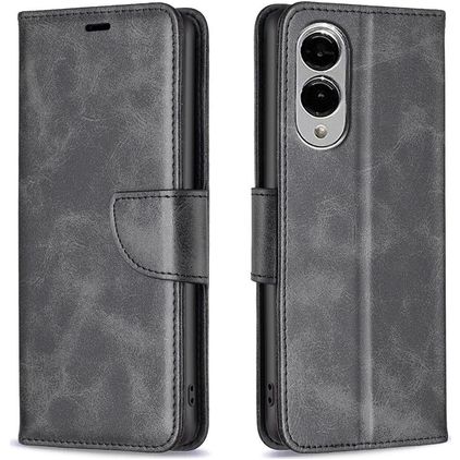 Mobigear Excellent Samsung Galaxy S25 Edge Hoesje Bookcase Portemonnee - Grijs