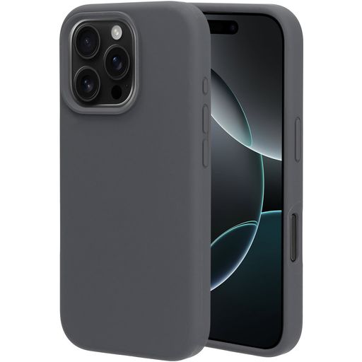 Mobiparts iPhone 16 Pro Siliconen Hoesje Backcover - Urban Grey