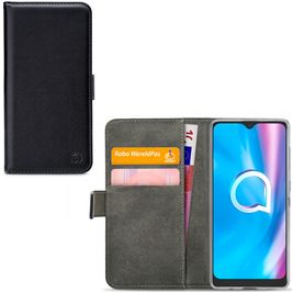 Mobilize Classic Gelly Wallet Alcatel 1SE (2020) Hoesje Bookcase Portemonnee - Zwart