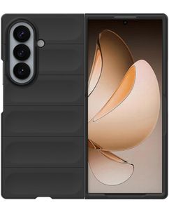 Mobigear Bumpy Samsung Galaxy Z Fold 8 Ultra Hoesje Flexibel TPU Backcover - Zwart