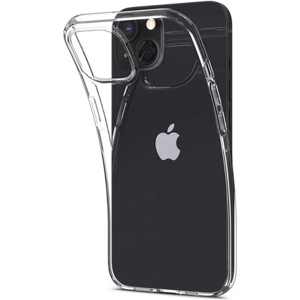 Mobigear Basics Doorzichtig iPhone 13 Hoesje Flexibel TPU Backcover - Transparant