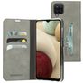 Mobiparts Classic Wallet Samsung Galaxy A12 Hoesje Bookcase Portemonnee - Granite Grey