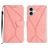 Mobigear Stitch iPhone 17 Hoesje Bookcase Portemonnee - Roze