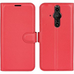 Mobigear Classic Sony Xperia Pro-I Hoesje Bookcase Portemonnee - Rood