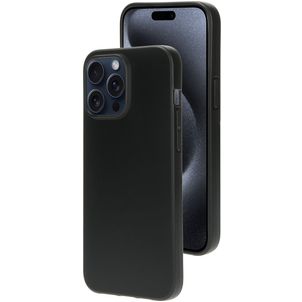 Mobiparts Classic iPhone 15 Pro Max Hoesje Flexibel TPU Backcover - Matt Black