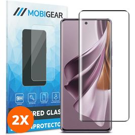 Mobigear Premium OPPO Reno 10 Pro Glazen Screenprotector - Case Friendly (2-Pack)