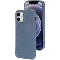 Mobiparts iPhone 12 Mini Siliconen Hoesje Backcover - Royal Grey
