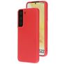 Mobiparts Samsung Galaxy S22 Siliconen Hoesje Backcover - Scarlet Red