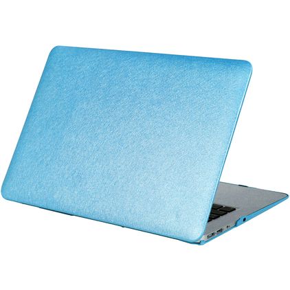 Mobigear Silk Texture MacBook Pro 15 Inch (2008-2012) Hoes Hardshell Laptopcover MacBook Case - Blauw - Model A1260 / A1286