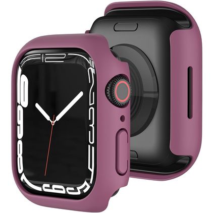 Mobigear Colors Dun Apple Watch - 41 mm Hardcase Hoesje - Bordeaux Rood