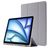 Mobigear Tri-Fold Gel iPad Air 11 Inch (2025) Hoes TPU,Kunstleer Bookcase + Stylus Houder - Grijs