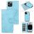 Mobigear Wallet iPhone 15 Pro Max Hoesje Uitneembare 2in1 Bookcase Portemonnee - Blauw