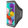 Mobiparts Comfort Fit Telefoonhouder Hardlopen Samsung Galaxy A51 Sport Hoesje Neopreen Sportarmband - Zwart