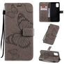 Mobigear Butterfly Samsung Galaxy A71 Hoesje Bookcase Portemonnee - Grijs