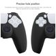 Mobigear Classic Dun Playstation 5 controller Hoesje Flexibel Siliconen - Zwart