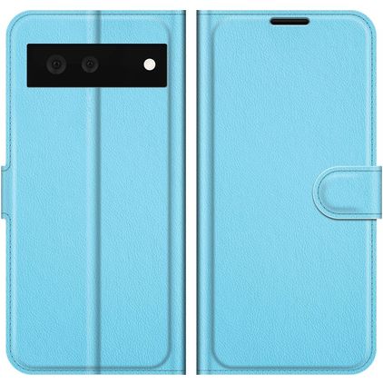 Mobigear Classic Google Pixel 6 Hoesje Bookcase Portemonnee - Blauw