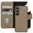 Mobiparts Samsung Galaxy S24 MagSafe Hoesje Echt Leer Uitneembare 2in1 Bookcase Portemonnee - Taupe