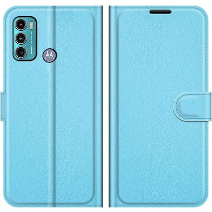 Mobigear Classic Motorola Moto G60 Hoesje Bookcase Portemonnee - Blauw